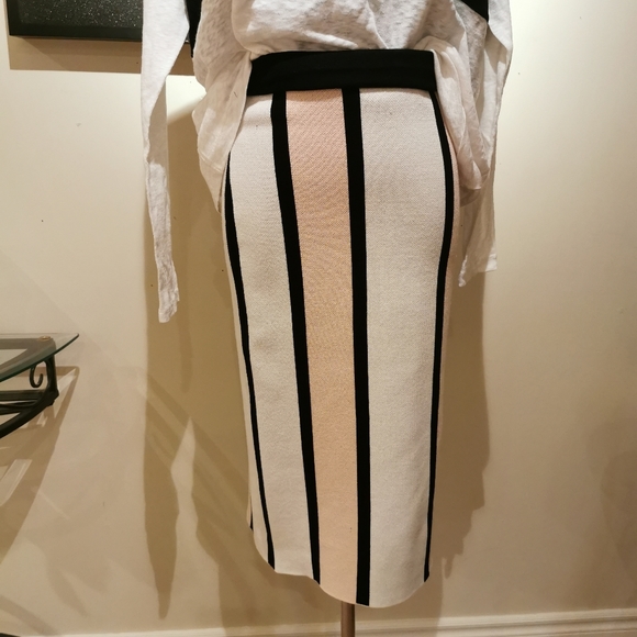 Endless Rose STRIPED KNIT PENCIL SKIRT like new - Picture 3 of 11